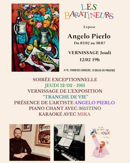 Les Évènements - Les Baratineurs - Restaurant - Soirées Aix en Provence